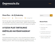 Tablet Screenshot of depresszio.eu